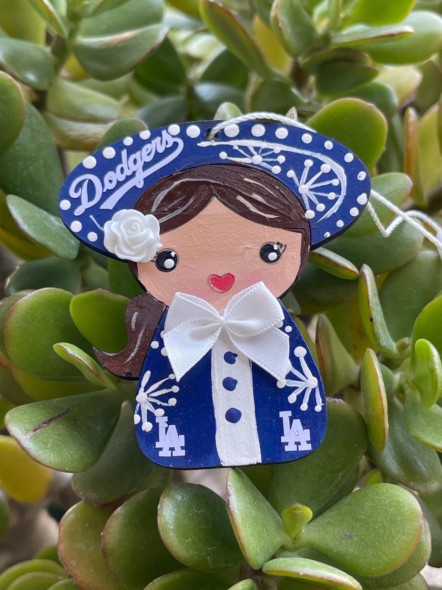 Dodgers Female Mariachi Ornament