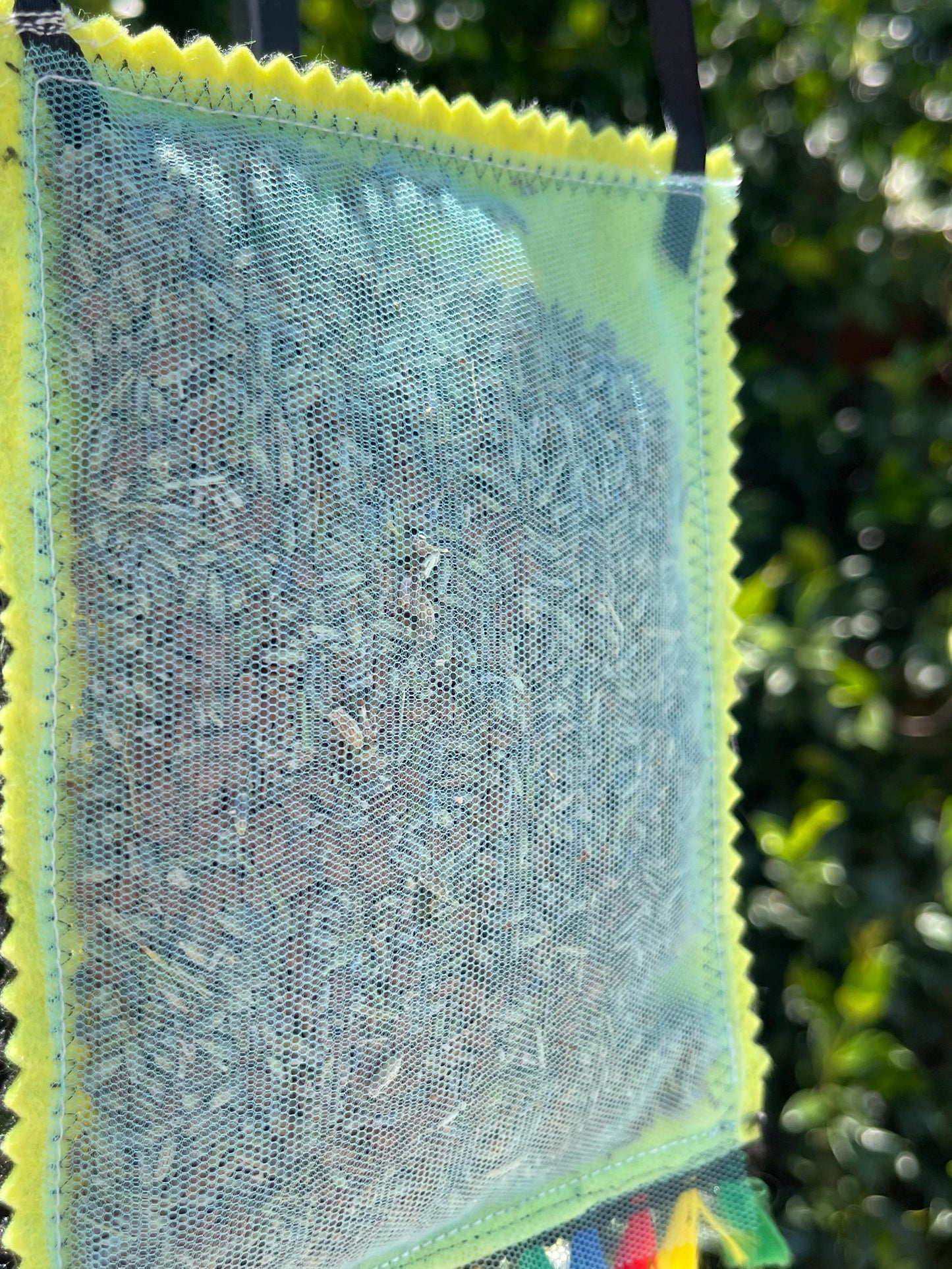 El Diablito Lavender hanging Sachet (4x6 inches) multi use
