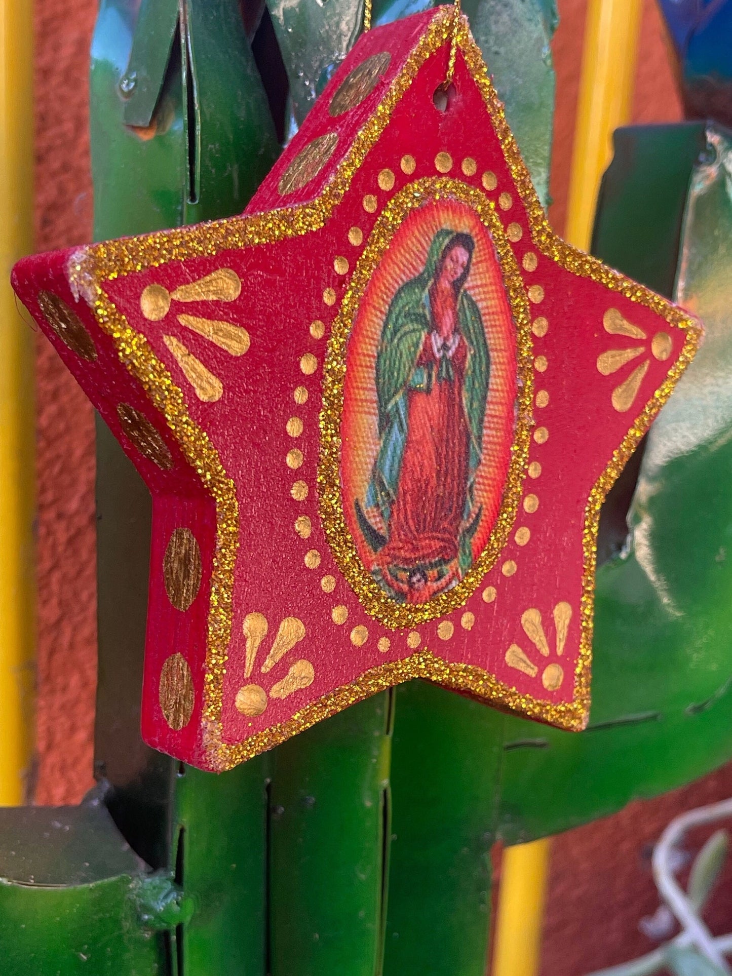 Virgencita Star Ornament