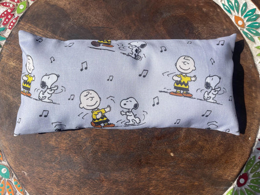 Snoopy/ The peanuts gang  Eye Pillow with removable cover filled with Lavender/Flaxseed