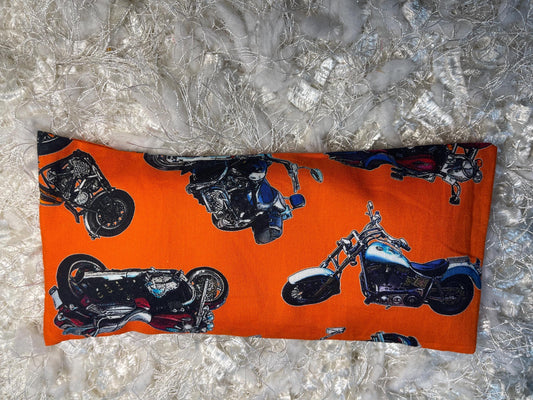 Motorcycle Cruiser Eye Pillow with removable cover filled with Lavender/Flaxseed