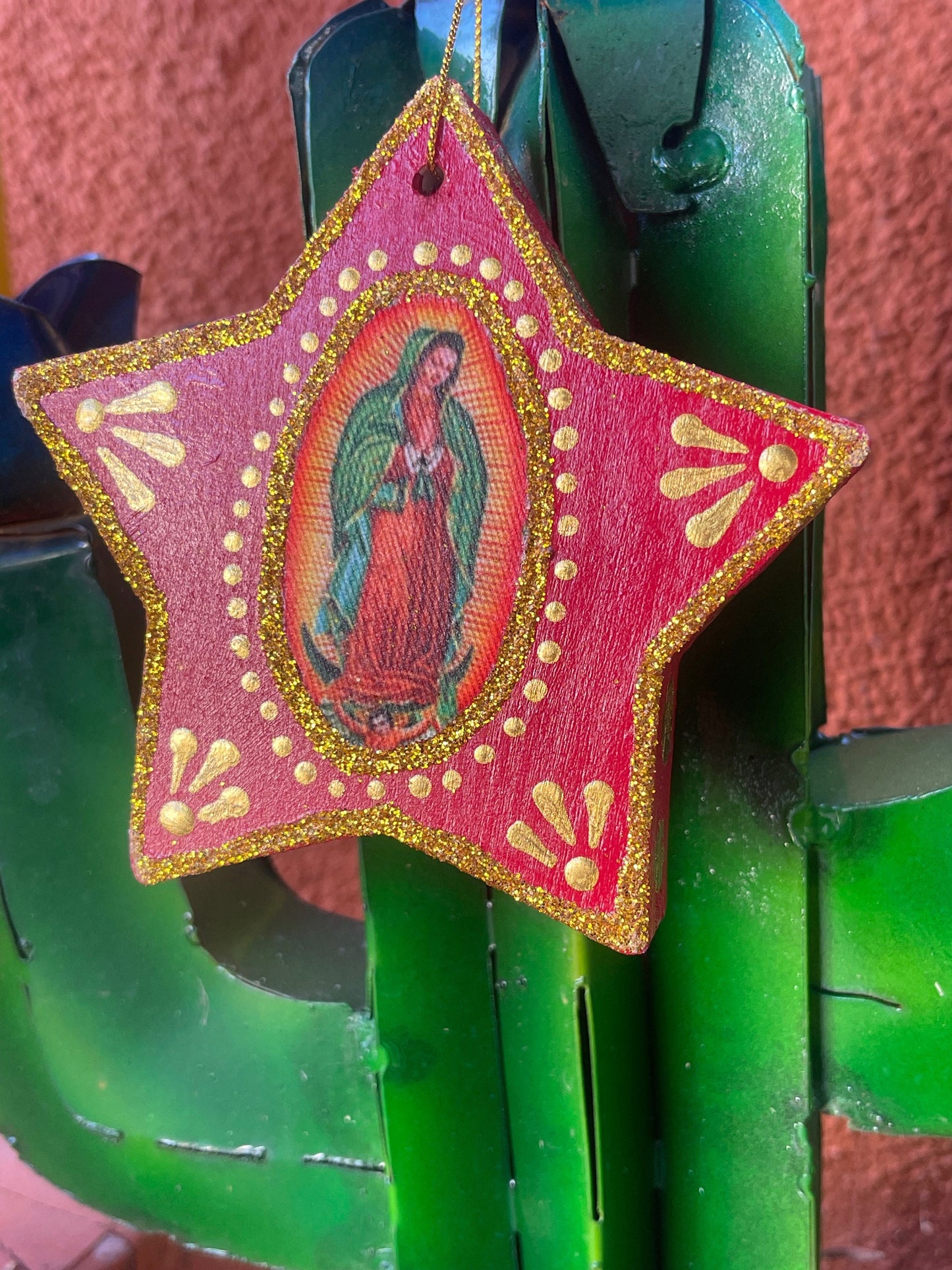 Virgencita Star Ornament