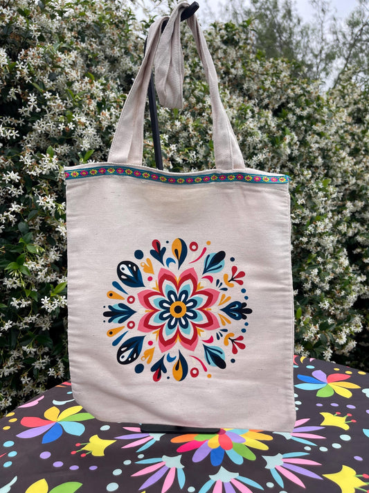 Mexican Style Canvas tote bag