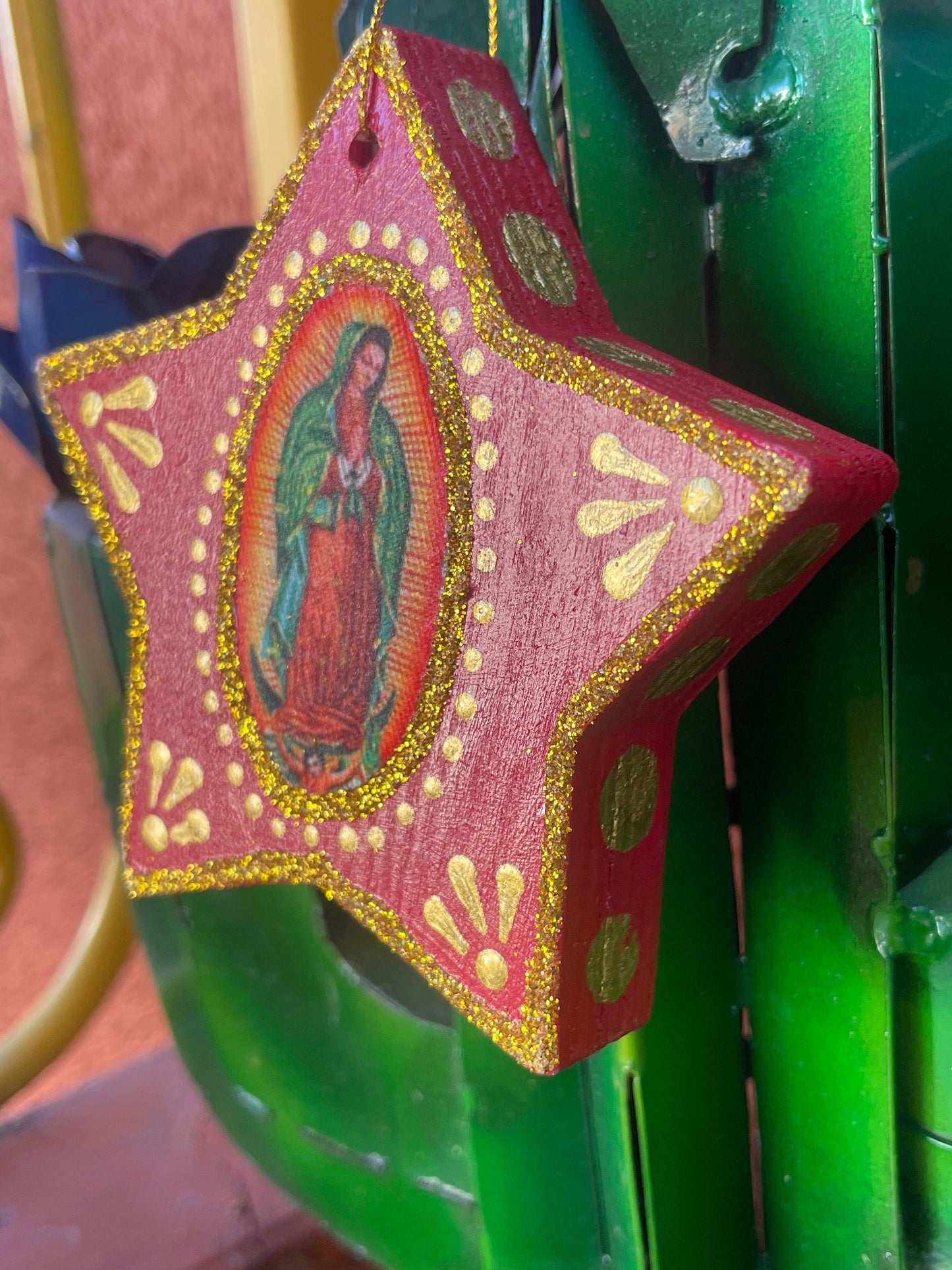 Virgencita Star Ornament