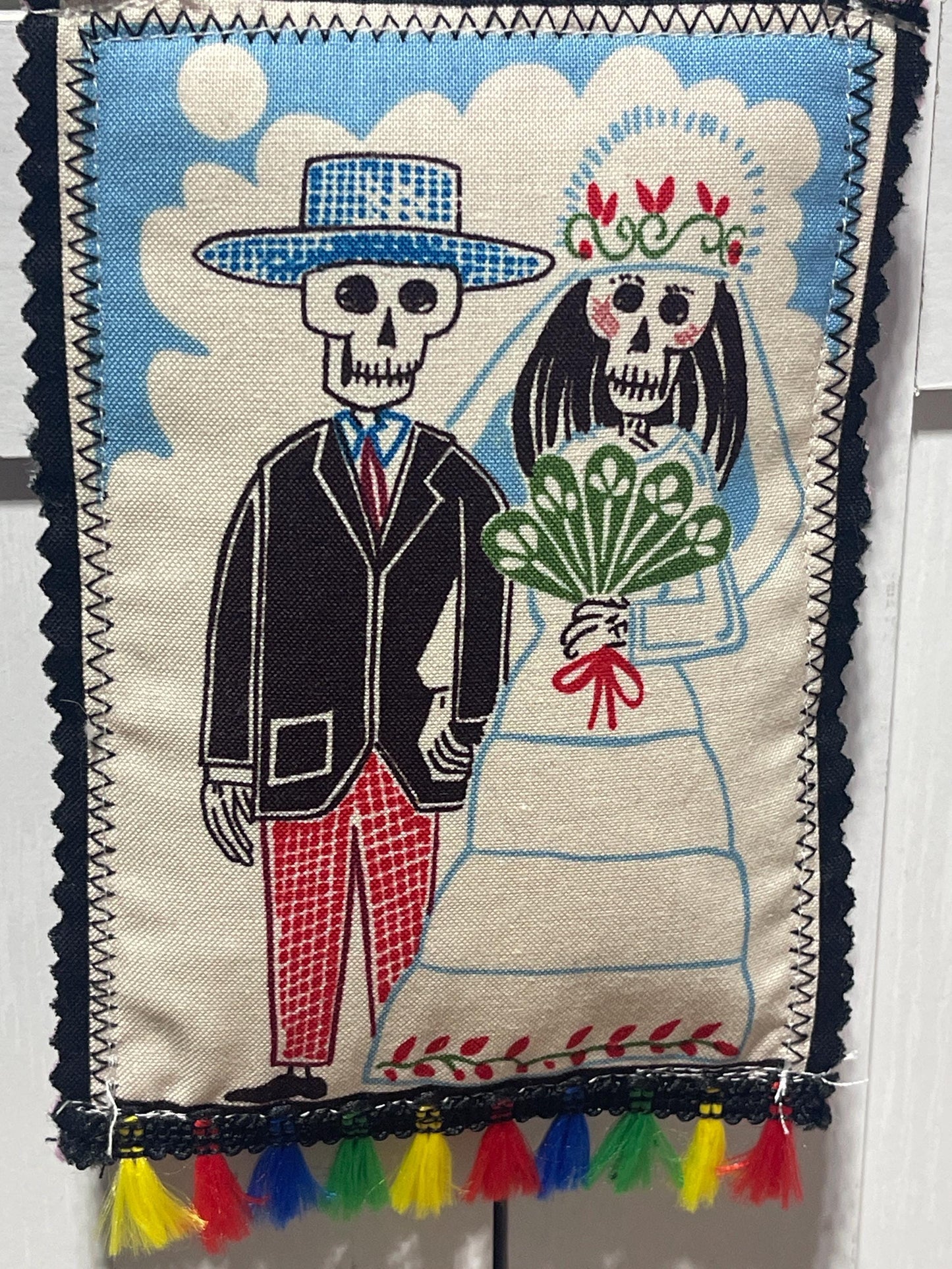 Los Novios   Lavender hanging Satchet (4x6 inches)  multi use