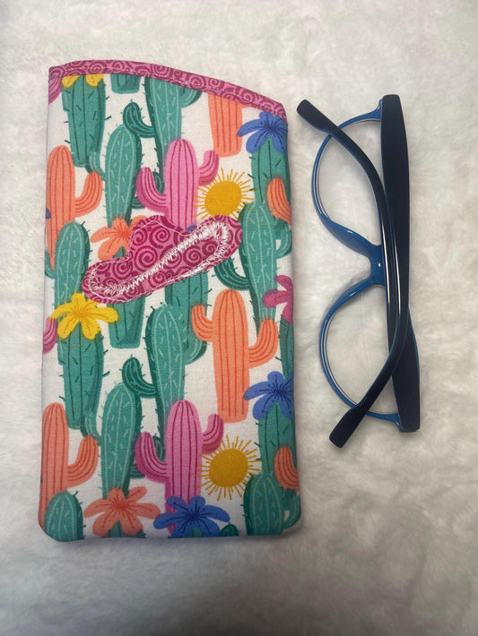 Cactus Mariachi Padded Sunglass case