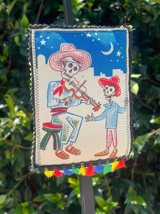 El musico y el nino Lavender hanging Sachet (4x6 inches)  multi use