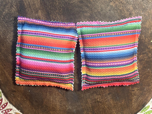 Serape print Lavender Scented Sachets set of 2