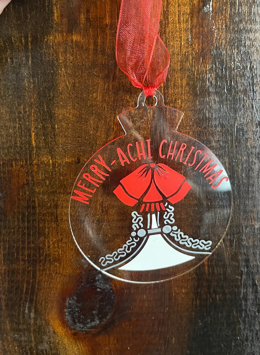 Merry-achi Christmas ornament