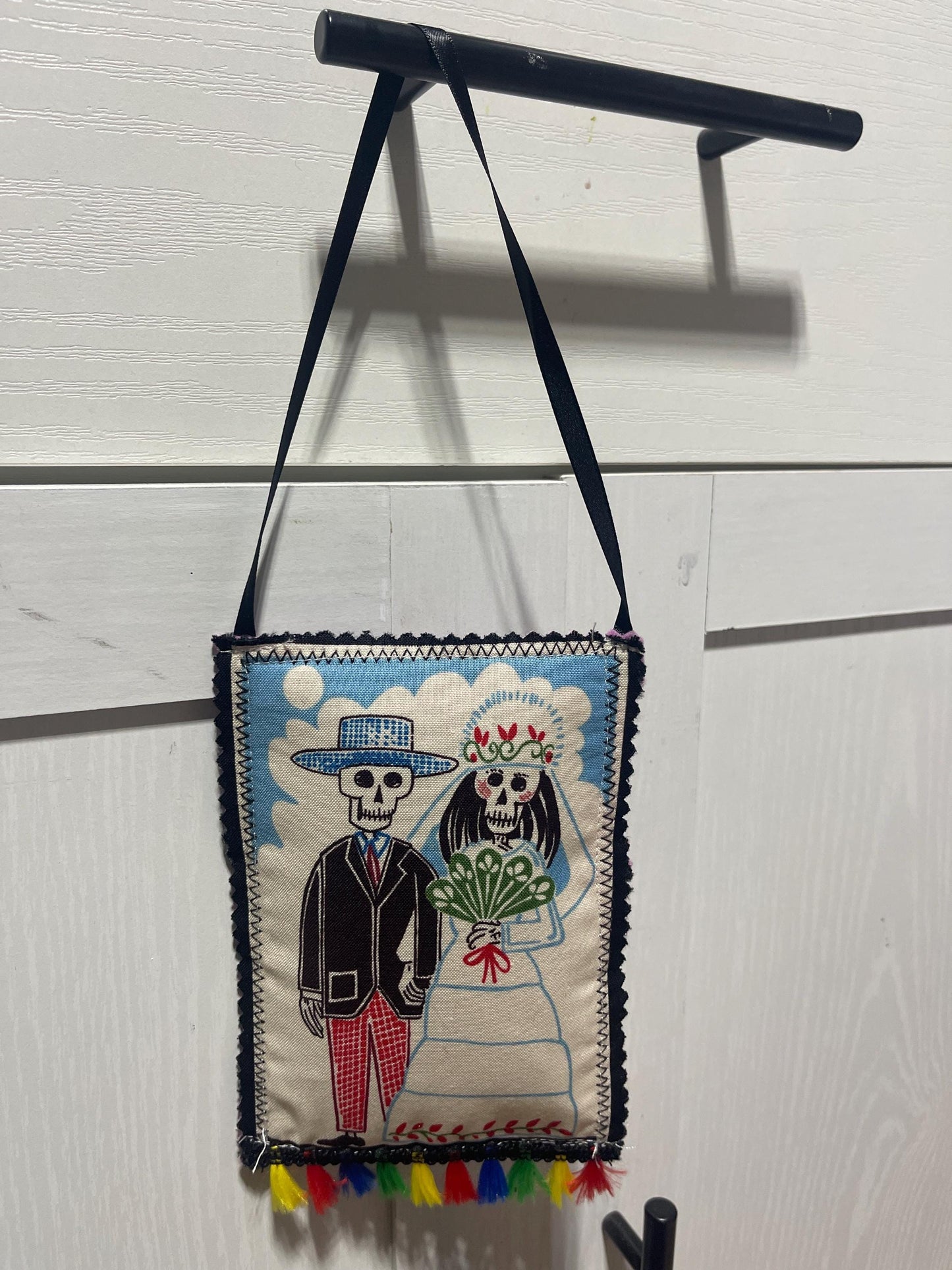 Los Novios   Lavender hanging Satchet (4x6 inches)  multi use