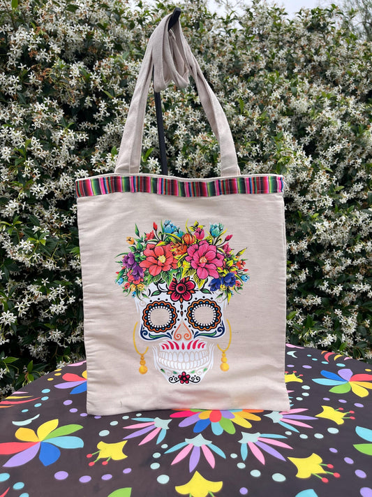 Mexican Style Canvas tote bag