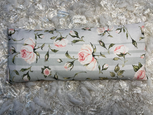 Floral Fabric Yoga Eye Pillow Lavender/Flaxseed
