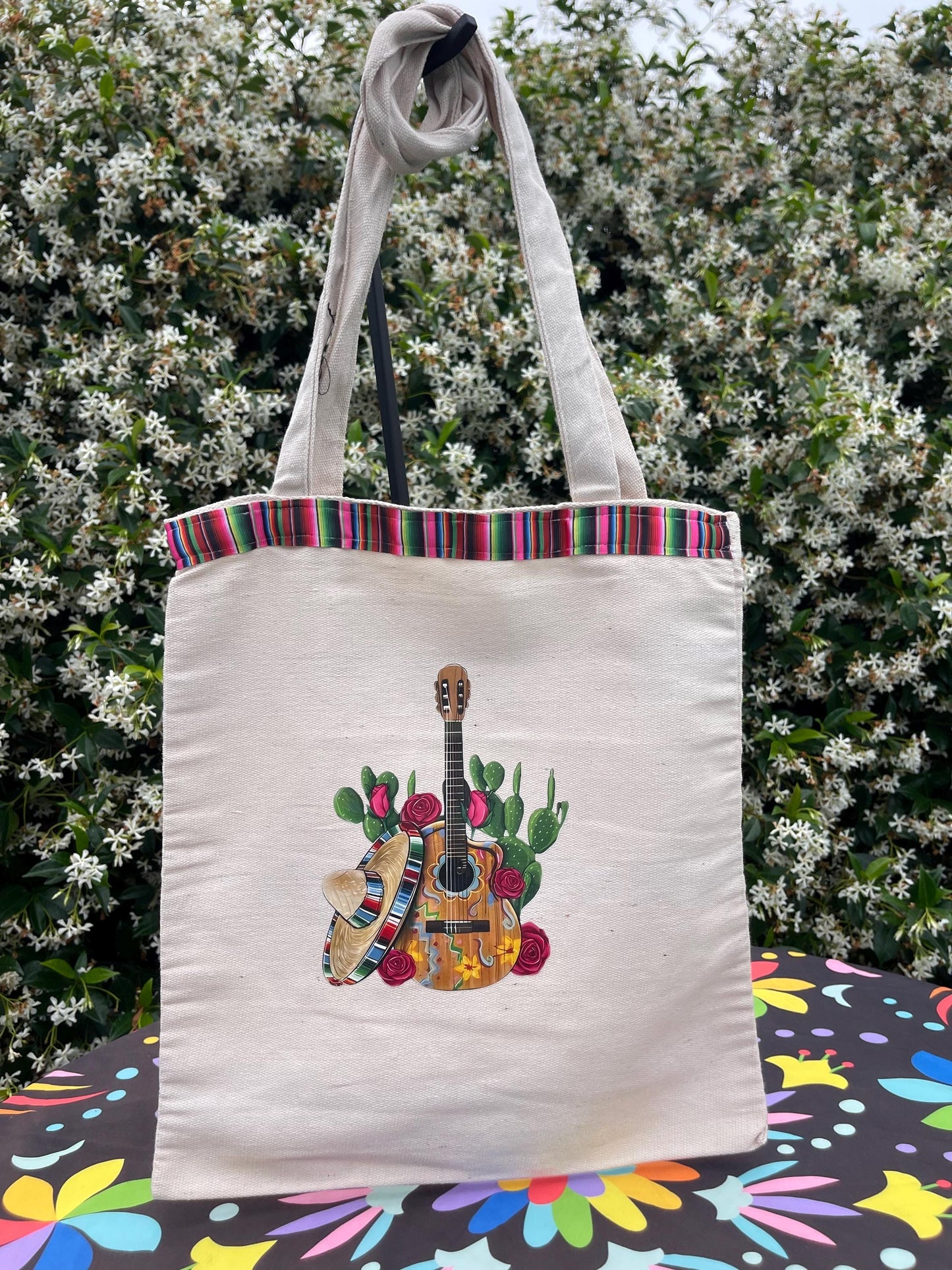 Mexican Style Canvas tote bag