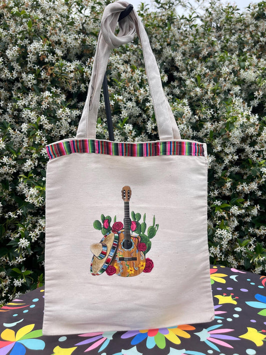 Mexican Style Canvas tote bag
