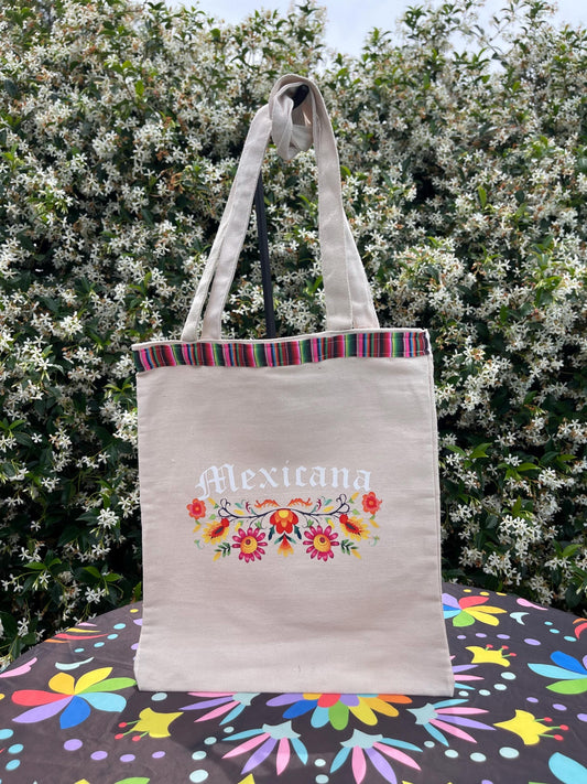 Mexican Style Canvas tote bag