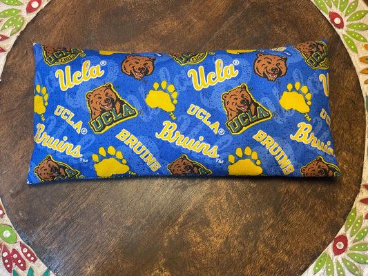 UCLA Bruins Eye Pillow with removable cover filled with Lavender/Flaxseed