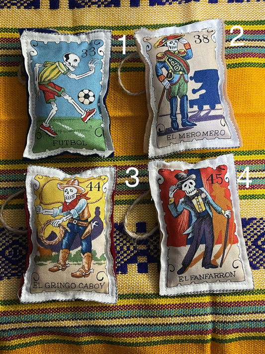 Scented Loteria Sachets -Male series